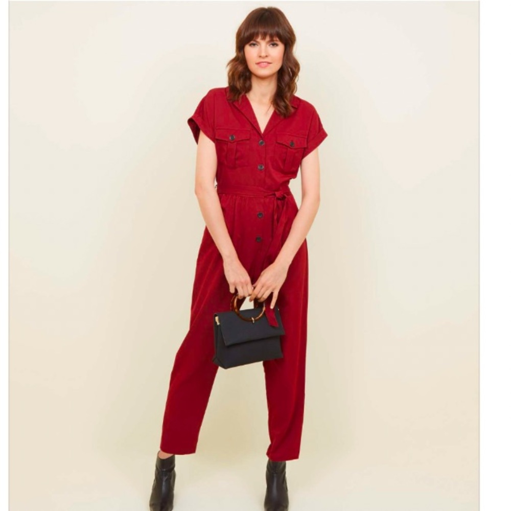 Newlook Short Sleeve Jumpsuit